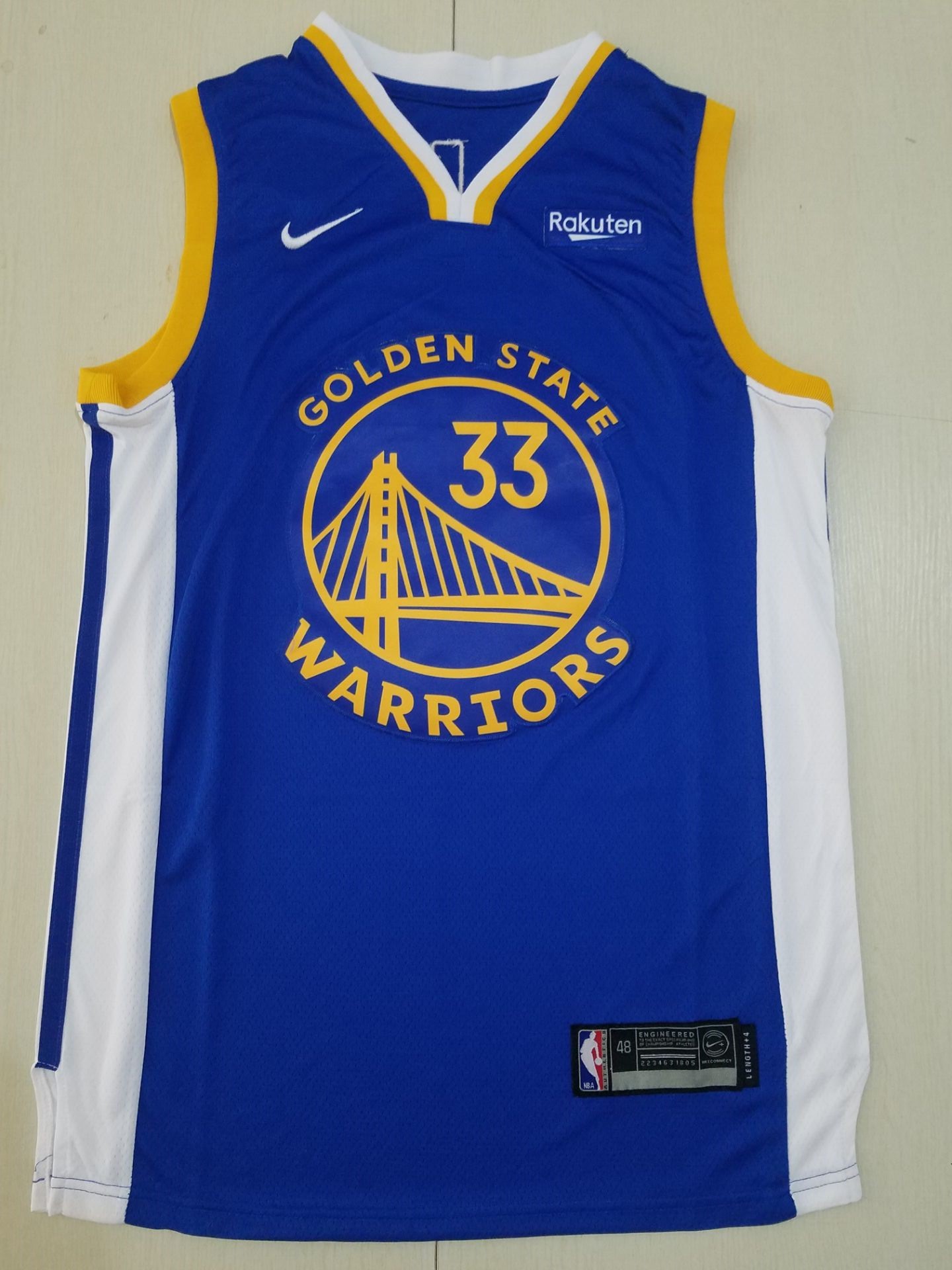 Men Golden State Warriors #33 Wiseman limited blue new Nike NBA Jerseys